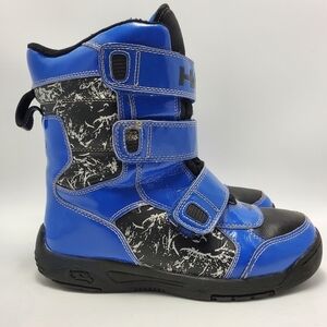 Tony Hawk Snow Boots Big Boys Size 6 Blue Black
